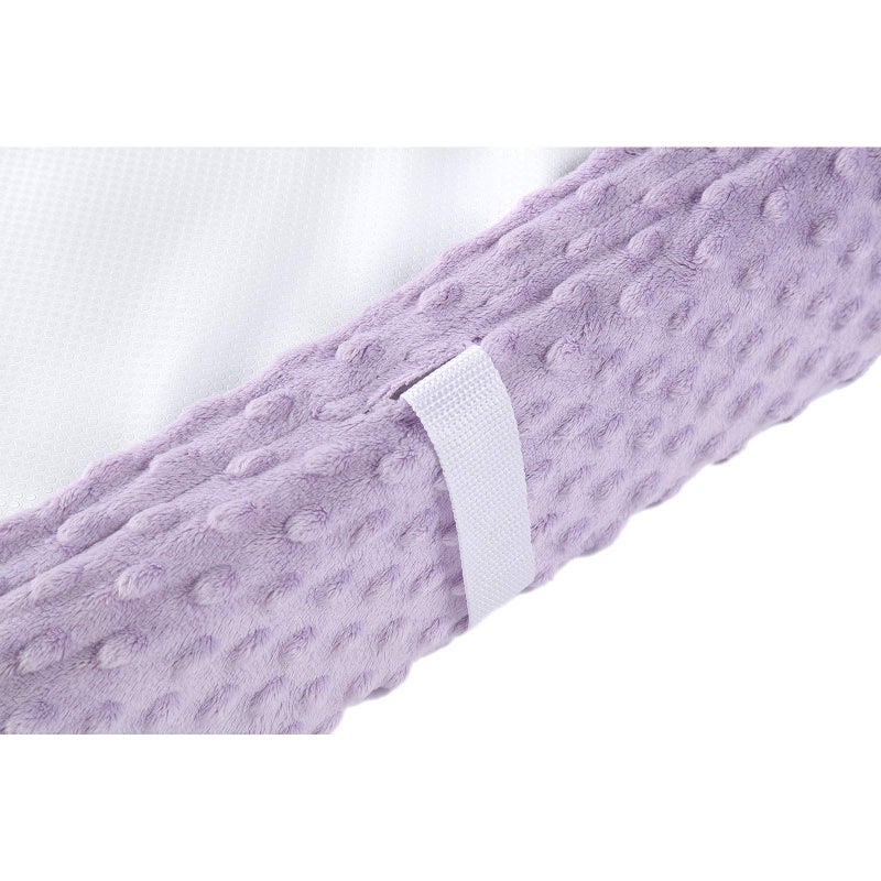 QUENESS Baby Changing Pad Cover, Super Soft Minky Dot Diaper Changing Table Covers for Baby Girls and Boys, Ultra Comfortable, Safe for Babies, Fit 32"/34'' x 16" Pad (Orchid) - Image 3